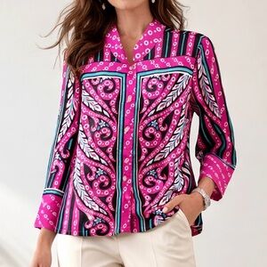 Bob Mackie Wearable Art Blouse